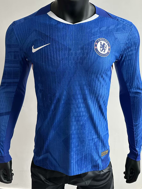 25-26 CHE Home Long Sleeve Player Version Soccer Jersey (长袖球员)