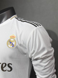 2019-2020 RMA Home Player Version 长袖球员 Long Sleeve Retro Soccer Jersey
