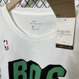 T111 Celtic BOS White High Quality Casual T-Shirt