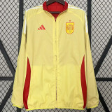 24-25 Spain Red & Yellow Double Sided Windbreaker (双面风衣)