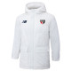 24-25 Sao Paulo White Hooded Windbreaker Fabric Cotton Coat #G260