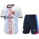 24-25 BAR White Training Short Suit (印花)