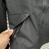 24-25 PSG Jordan Black Outdoor Jackets #B602冲锋衣