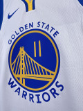 22-23 WARRIORS THOMPSON #11 White Top Quality Hot Pressing NBA Jersey (V领)