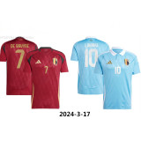 24-25 Belgium Away 1:1 Fans Soccer Jersey