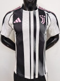 25-26 Juventus Home Player Version Soccer Jersey
