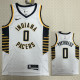22-23 Indiana Pacers POYTHRESS #0 White Top Quality Hot Pressing NBA Jersey