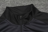2024 NK Black Kids Half Pull Tracksuit (童装)(半拉链)