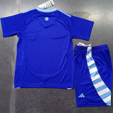 24-25 Argentina Away Kids Soccer Jersey