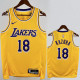22-23 LAKERS KAZUHA #18 Yellow Top Quality Hot Pressing NBA Jersey(圆领)