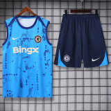 24-25 CHE Light blue Tank top and shorts suit