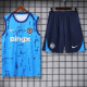 24-25 CHE Light blue Tank top and shorts suit