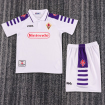 1998-1999 Fiorentina Away Kids Retro Soccer Jersey