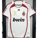 2006-2007 ACM Away White Retro Soccer Jersey(带决赛字)