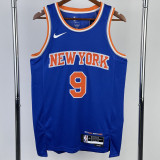 22-23 KNICKS BARRETT #9 Blue Top Quality Hot Pressing NBA Jersey