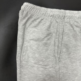 M17 Jordan Grey Pure Cotton Fabric Casual Short Pants