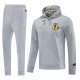 24-25 Man Utd Grey Hoodie Tracksuit (卫衣套装)