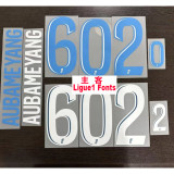 24-25 Marseille Away Fans Soccer Jersey (Print all Sponsor)