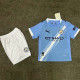 25-26 Man City Home Kids Soccer Jersey