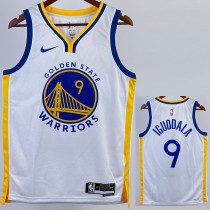22-23 WARRIORS IGUODALA #9 White Top Quality Hot Pressing NBA Jersey (V领)