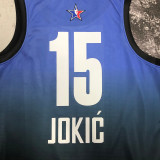 2023 ALL STAR JOKIC #15 Blue Top Quality Hot Pressing NBA Jersey (全明星)