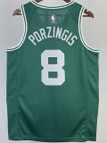 22-23 CELTICS PORZINGIS #8 Green Top Quality Hot Pressing NBA Jersey