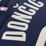 22-23 Dallas Mavericks DONCIC #77 Blue Top Quality Hot Pressing NBA Jersey (Trapeze Edition)