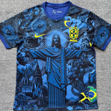 24-25 Brazil Blue Special Edition Fans Soccer Jersey *耶稣蓝色
