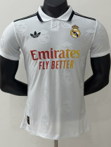 25-26 RMA White Casual Edition Player Version Training Shirts