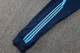 24-25 ARS Royal blue Hoodie Half Pull Tracksuit #F607半拉连帽