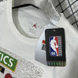 T196 Celtic Jordan White High Quality Casual T-Shirt