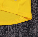 2011-2012 RMA Yellow GoalKeeper Kids Retro Soccer Jersey