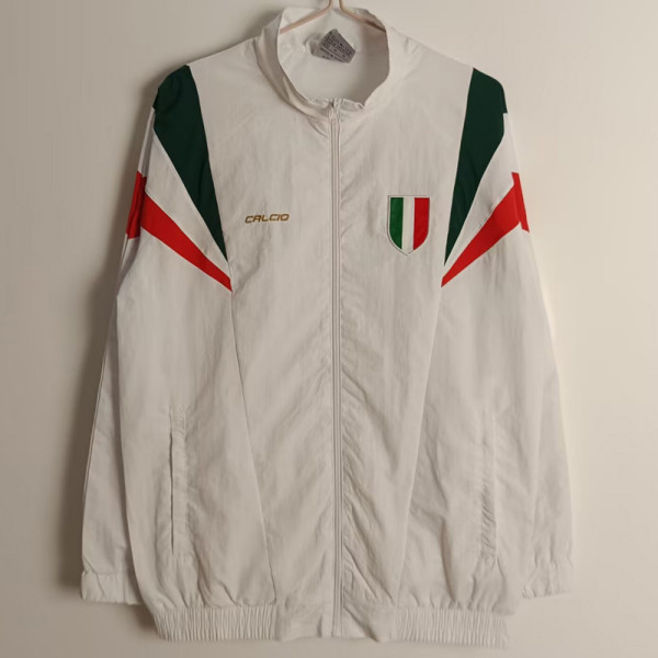 24-25 Italy White Windbreaker