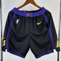 23-24 LAKERS Black City Edition Top Quality NBA Pants
