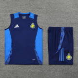 24-25 AL-Nassr Royal Blue Tank top and shorts suit