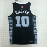 22-23 SA Spurs DEROZAN #10 Black Top Quality Hot Pressing NBA Jersey (Trapeze Edition)