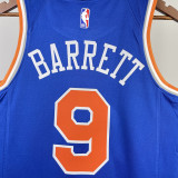 22-23 KNICKS BARRETT #9 Blue Top Quality Hot Pressing NBA Jersey