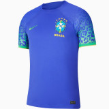 22-23 Brazil Away World Cup Fans Soccer Jersey