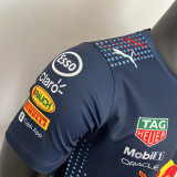 2023 F1 Red Bull Royal Blue Racing Suit (圆领广告版)