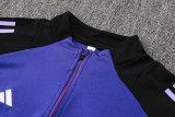 24-25 Germany Purple Kids Half Pull Tracksuit (童装)(半拉链)