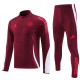 24-25 Bayern Deep Red Half Pull Tracksuit (半拉链)