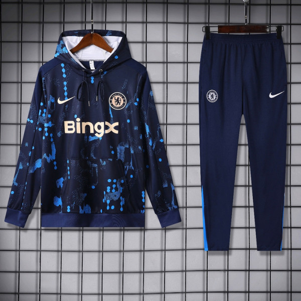 24-25 CHE Royal blue Hoodie Tracksuit (卫衣套装)