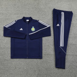 24-25 Al-Nassr Royal blue Jacket Tracksuit #01