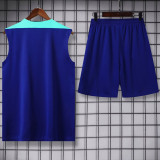 24-25 Brazil Blue Tank top and shorts suit