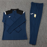 2024 JOM Royal blue Half Pull Tracksuit #2492(半拉链)
