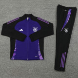 24-25 Germany Purple Black Jacket Tracksuit #02