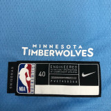 2019-20 Timberwolves ROSE #25 Sky Blue Retro Top Quality Hot Pressing NBA Jersey