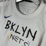 T252 NETS IRVING #11 White High Quality Casual T-Shirt