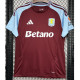 24-25 Aston Villa Home Fans Soccer Jersey