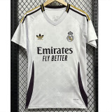 24-25 RMA White Joint Edition Fans Soccer Jersey *紫边